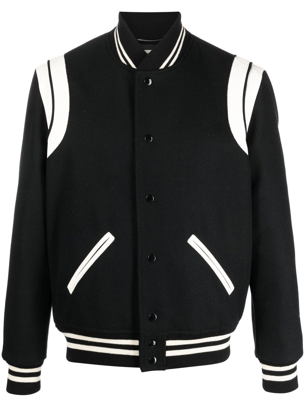 Saint Laurent Teddy bomber jacket - Schwarz von Saint Laurent