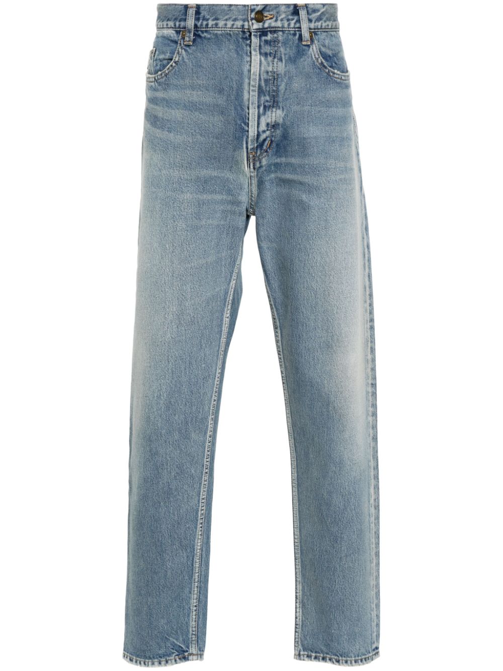 Saint Laurent Cropped-Jeans mit Tapered-Bein - Blau von Saint Laurent