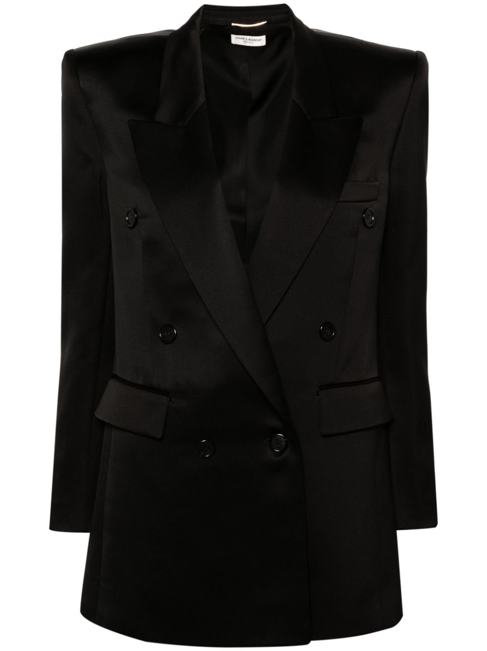 Saint Laurent Doppelreihiger Blazer - Schwarz von Saint Laurent