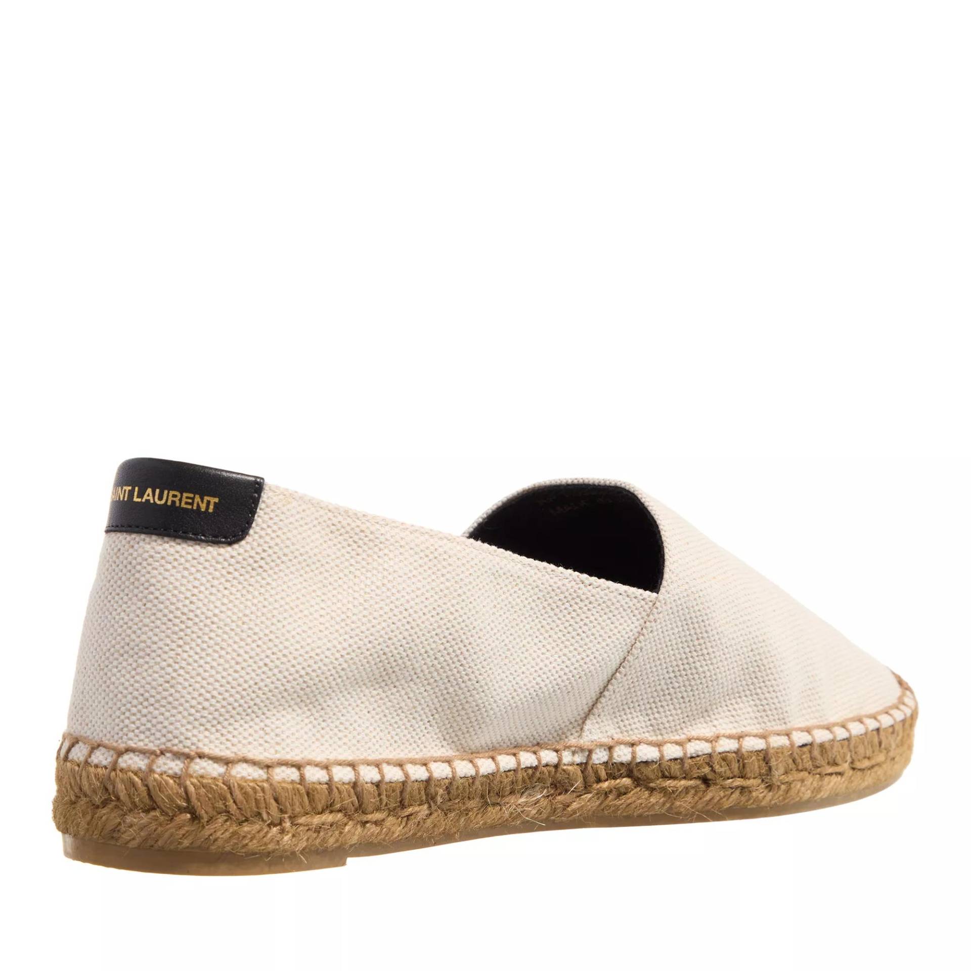 Saint Laurent Espadrilles - Embroidered Espadrilles Canvas - Gr. 38 (EU) - in Beige - für Damen von Saint Laurent