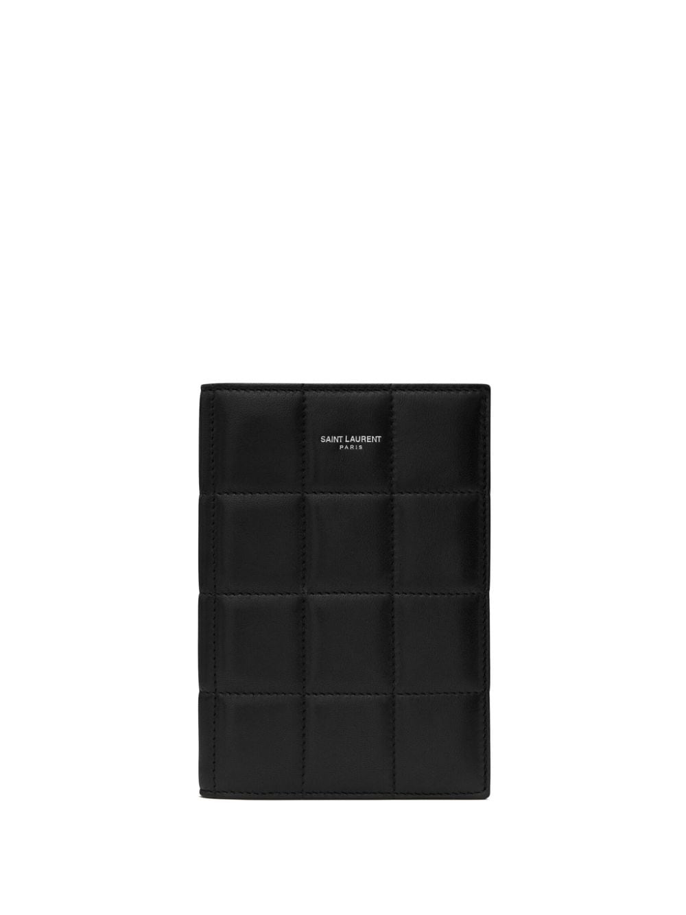 Saint Laurent Gestepptes Pass-Etui - Schwarz von Saint Laurent