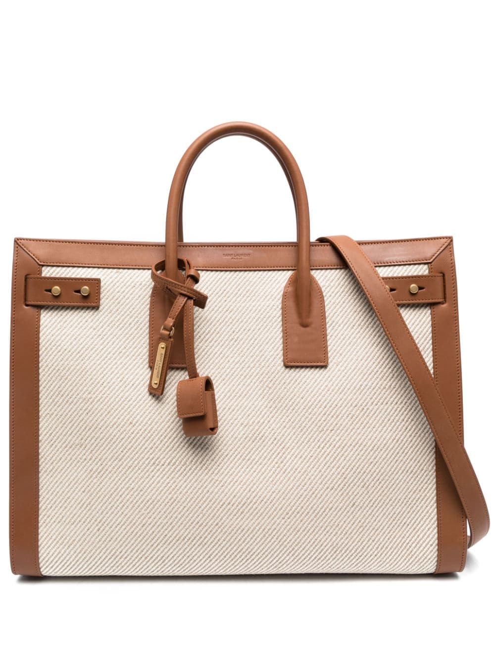 Saint Laurent Großer Sac de Jour Shopper - Nude von Saint Laurent