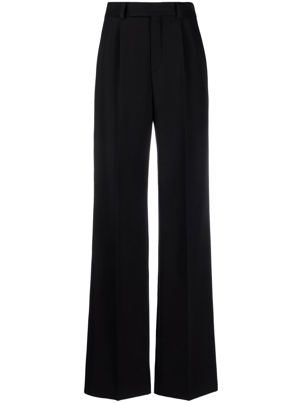 Saint Laurent High-Waist-Hose mit weitem Bein - Schwarz von Saint Laurent