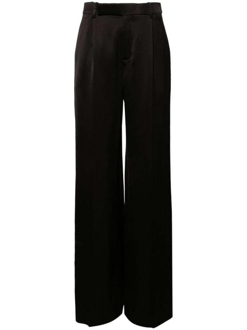 Saint Laurent Hose mit Falten - Schwarz von Saint Laurent