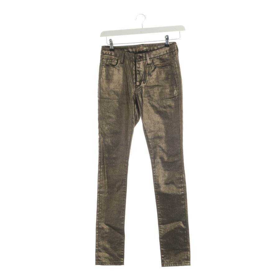 Saint Laurent Jeans Skinny W25 Metallic von Saint Laurent