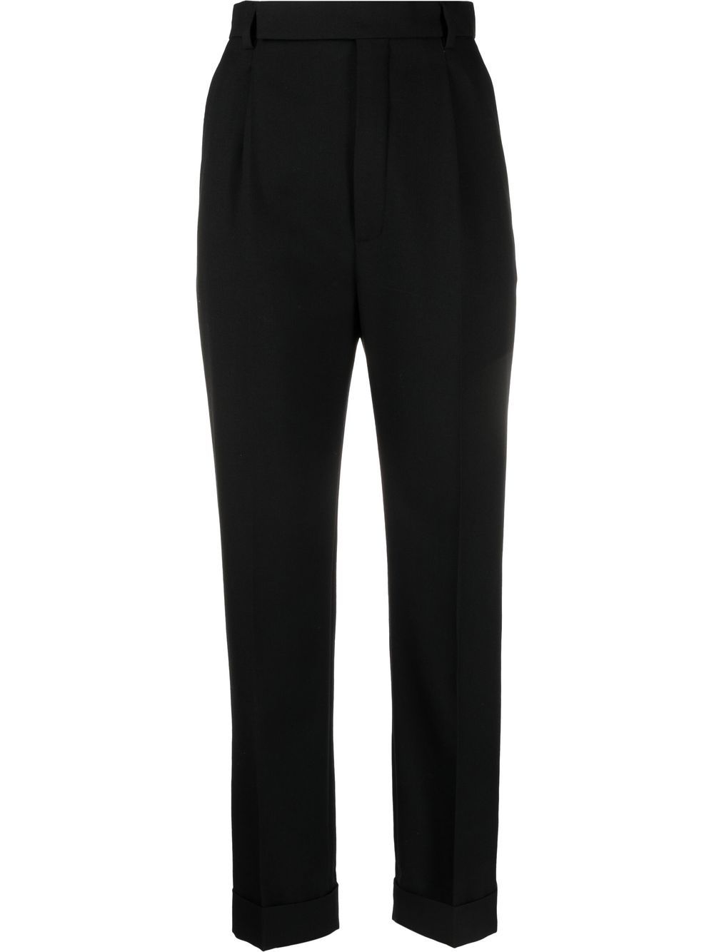 Saint Laurent Klassische Tapered-Hose - Schwarz von Saint Laurent