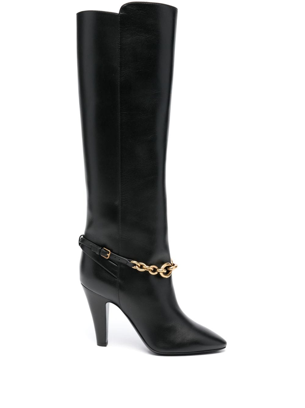 Saint Laurent Le Maillon Stiefel - Schwarz von Saint Laurent