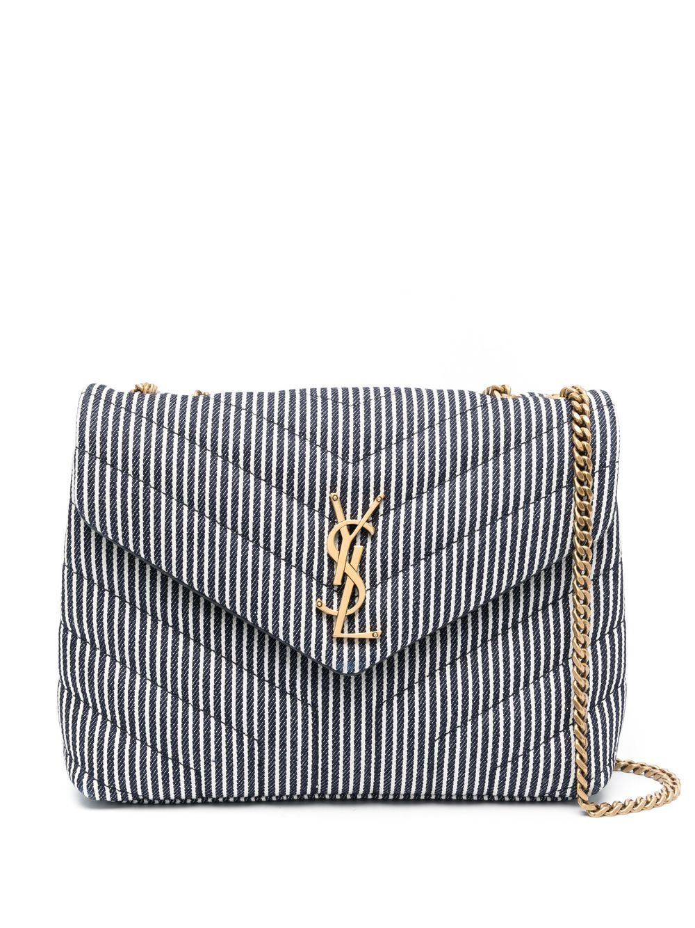 Saint Laurent Loulou Schultertasche - Blau von Saint Laurent