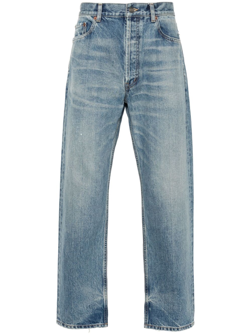 Saint Laurent Mick Straight-Leg-Jeans - Blau von Saint Laurent