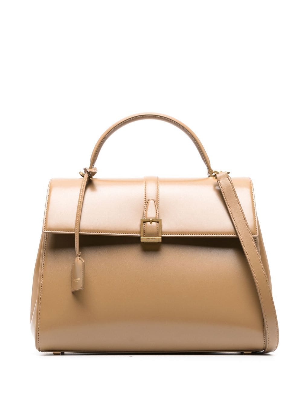 Saint Laurent Mittelgroße Fermoir Schultertasche - Nude von Saint Laurent