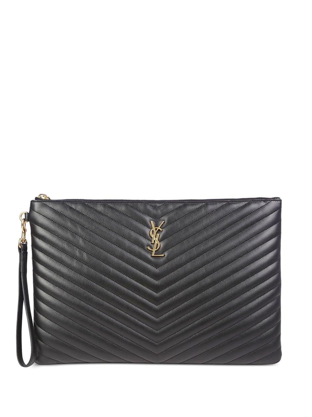 Saint Laurent 'Monogram' Clutch - Schwarz von Saint Laurent