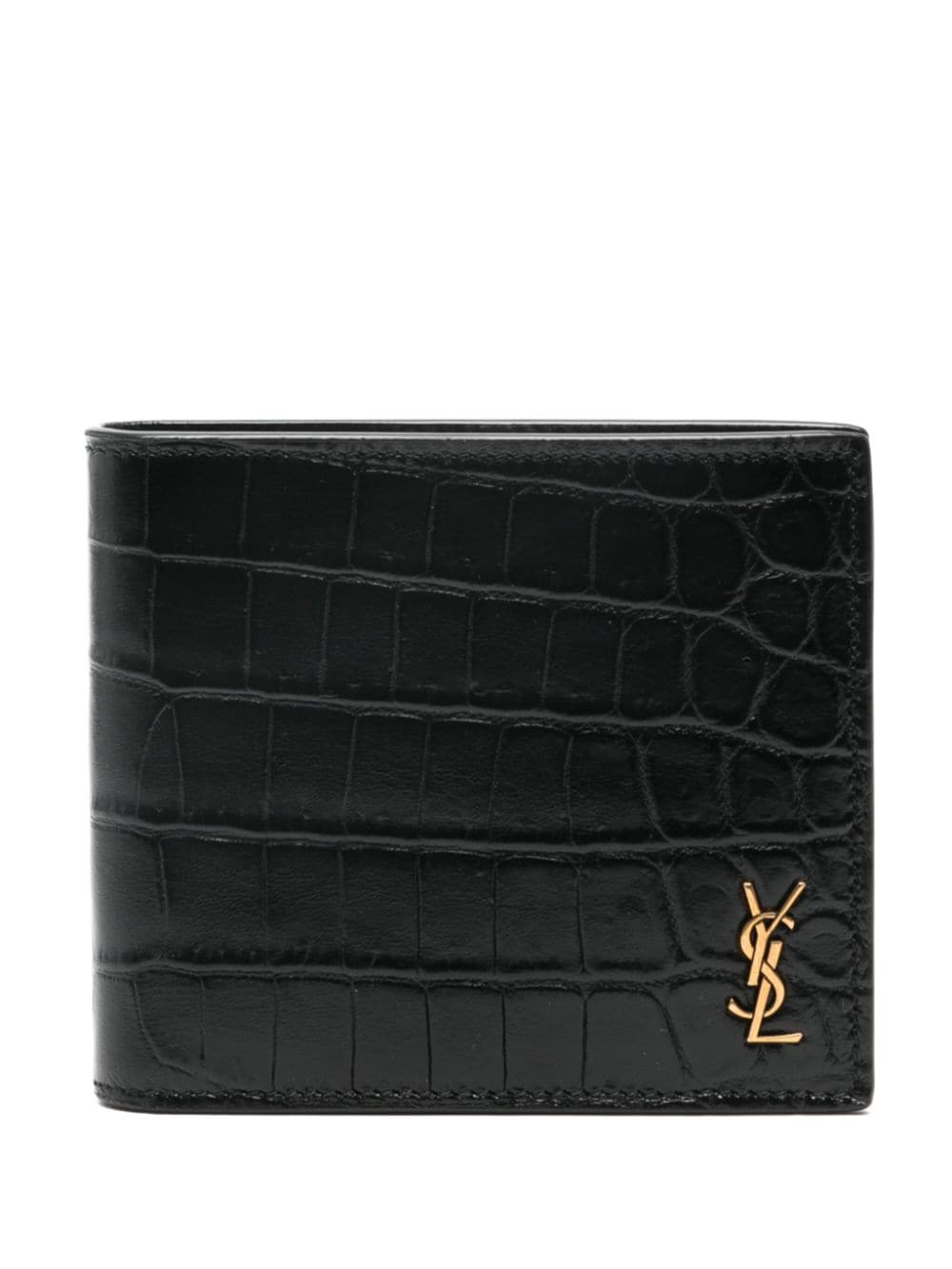 Saint Laurent 'Monogram' Portemonnaie - Schwarz von Saint Laurent