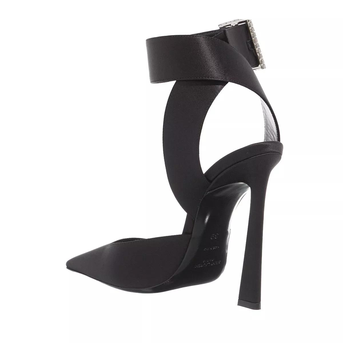 Saint Laurent Pumps & High Heels - Fanny Slingback Pumps In Crepe Satin - Gr. 37 (EU) - in Schwarz - für Damen von Saint Laurent