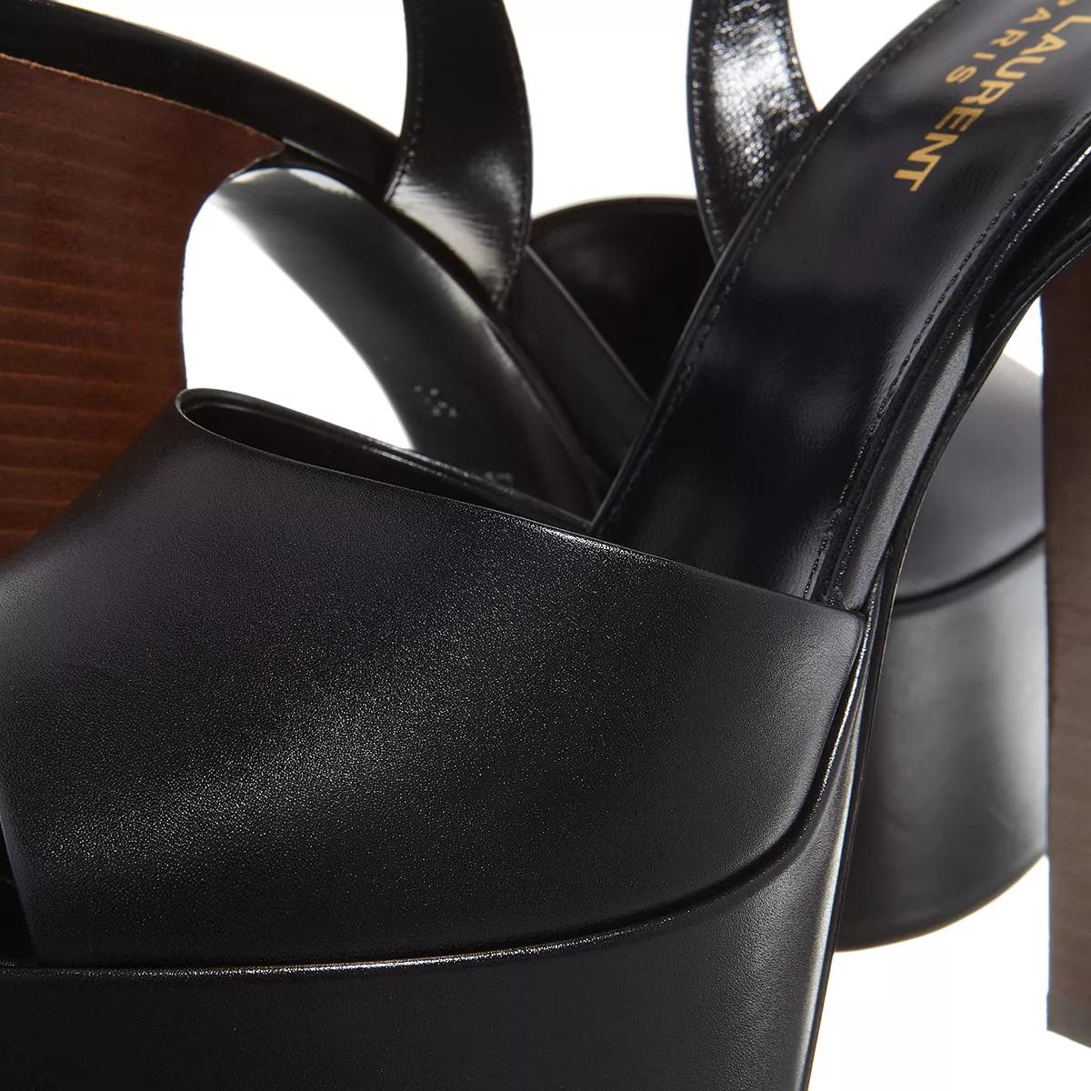 Saint Laurent Pumps & High Heels - Jodie Smooth Leather Platform Sandals - Gr. 40 (EU) - in Schwarz - für Damen von Saint Laurent