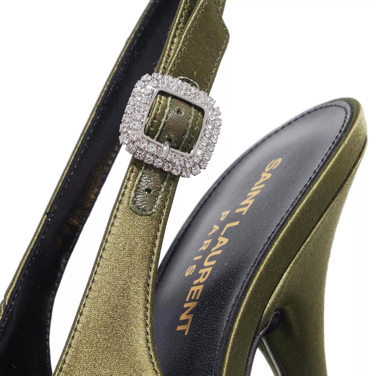 Saint Laurent Pumps & High Heels - Yasmeen Slingback Pumps - Gr. 36 (EU) - in Grün - für Damen von Saint Laurent