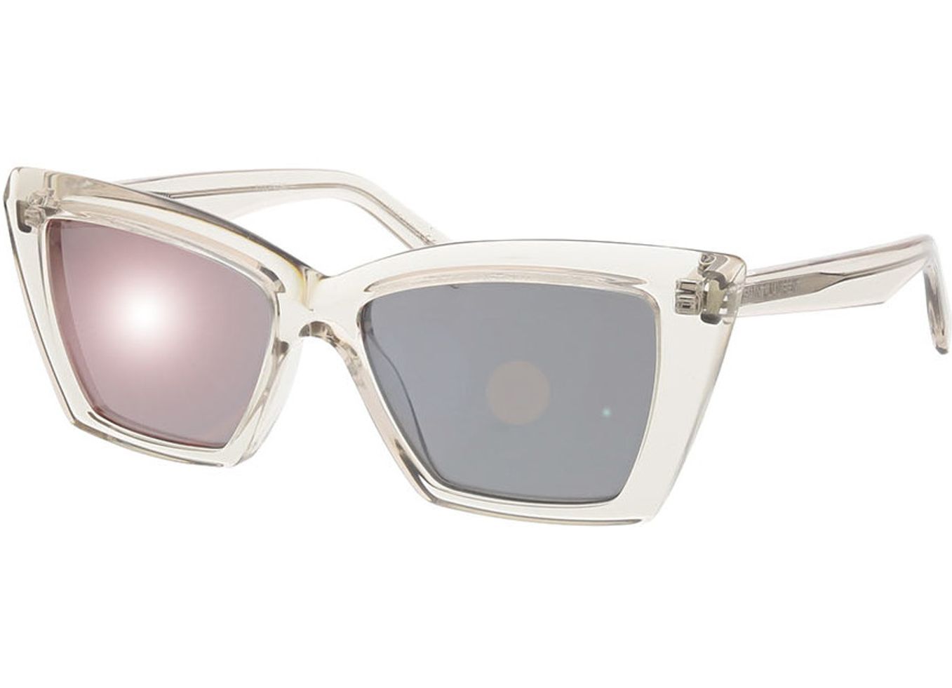 Saint Laurent SL 657-003 54-16 Sonnenbrille mit Sehstärke erhältlich, Damen, Vollrand, Cateye von Saint Laurent