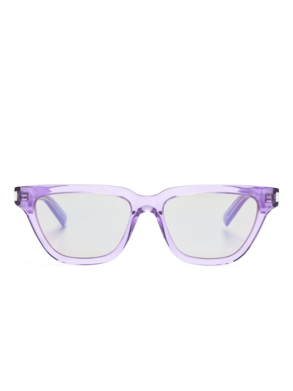 Saint Laurent Cat-Eye-Sonnenbrille mit Logo-Gravur - Violett von Saint Laurent