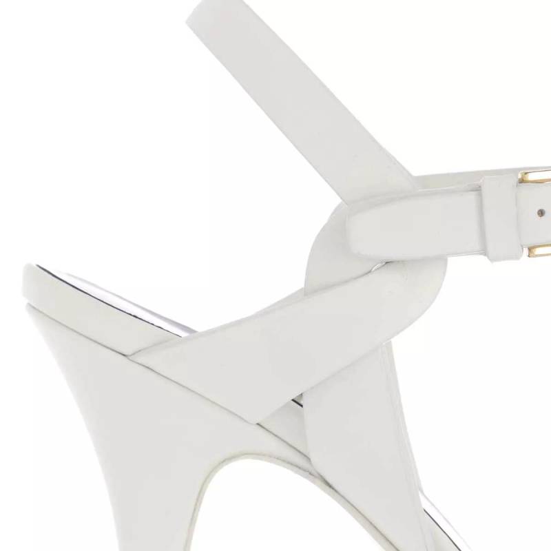 Saint Laurent Sandalen & Sandaletten - Tribute Sandals Creme - Gr. 39 (EU) - in Weiß - für Damen von Saint Laurent