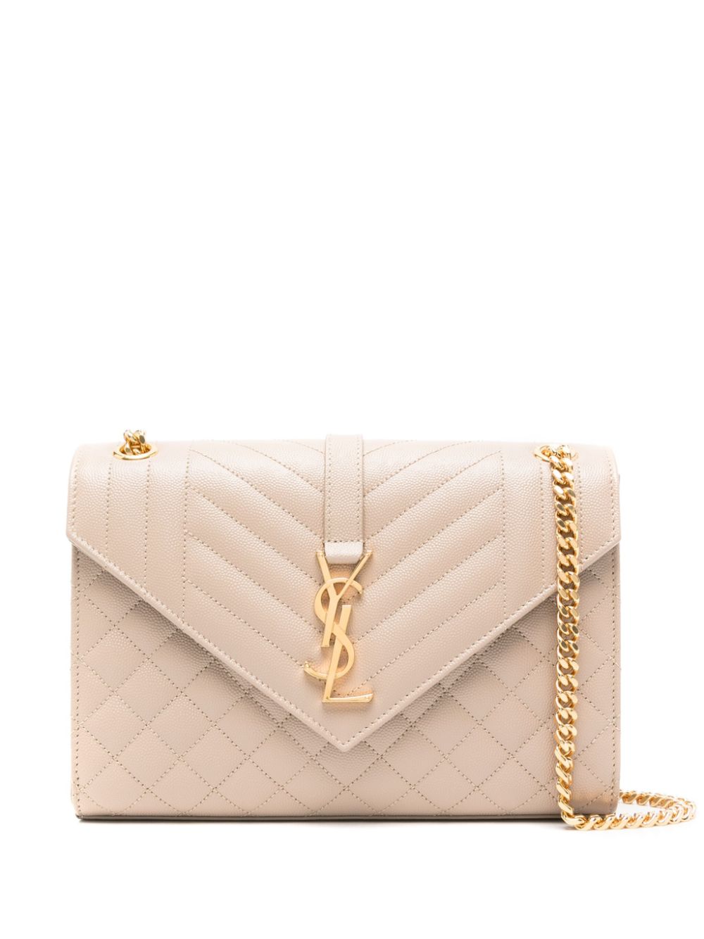 Saint Laurent Schultertasche in Kuvert-Form - Nude von Saint Laurent