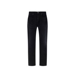 Saint Laurent Schwarze Baumwolljeans Für Herren von Saint Laurent