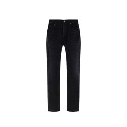 Saint Laurent Schwarze Baumwolljeans Für Herren von Saint Laurent