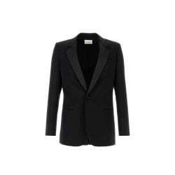 Saint Laurent Schwarze Smokingjacke Für Herren von Saint Laurent
