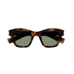 Saint Laurent Sl 592 Damen-sonnenbrille In Braunem Acetat von Saint Laurent