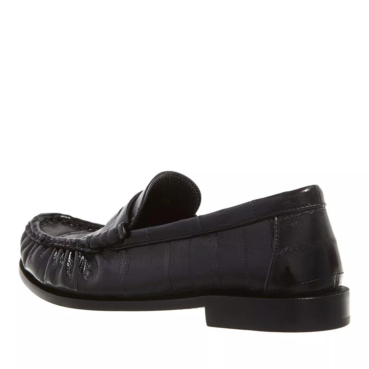 Saint Laurent Slipper & Pantoletten - Le Loafer Penny Slippers In Eel - Gr. 38 (EU) - in Schwarz - für Damen von Saint Laurent