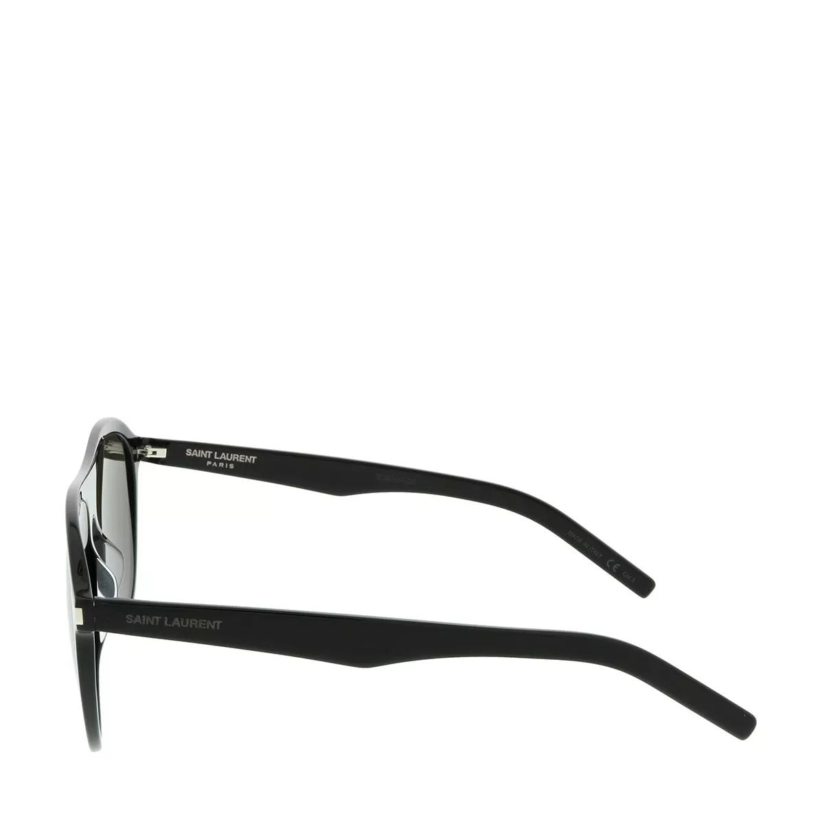 Saint Laurent Sonnenbrillen - SL 432 SLIM-001 57 Sunglasses Man - Gr. unisize - in Schwarz - für Damen von Saint Laurent