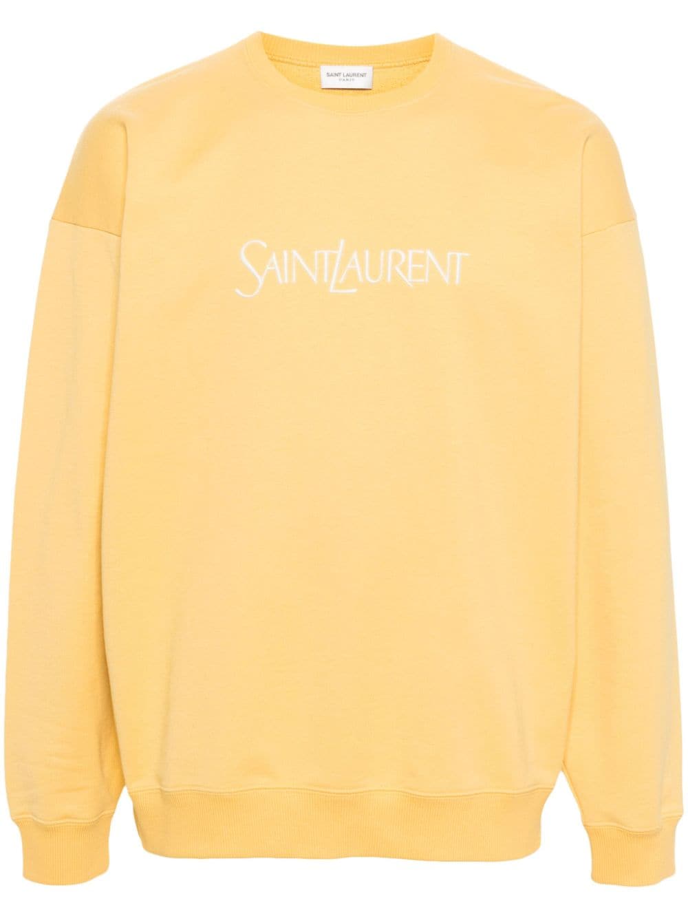 Saint Laurent Sweatshirt mit Logo-Print - Gelb von Saint Laurent