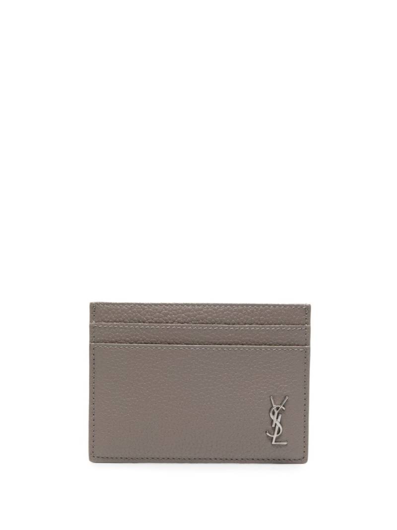 Saint Laurent Tiny Cassandre Kartenetui - Grau von Saint Laurent