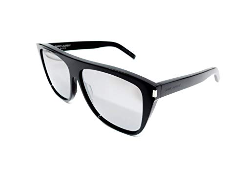 Saint Laurent Unisex-Erwachsene SL 1 001 Sonnenbrille, Schwarz (Black/Grey), 59 von Yves Saint Laurent