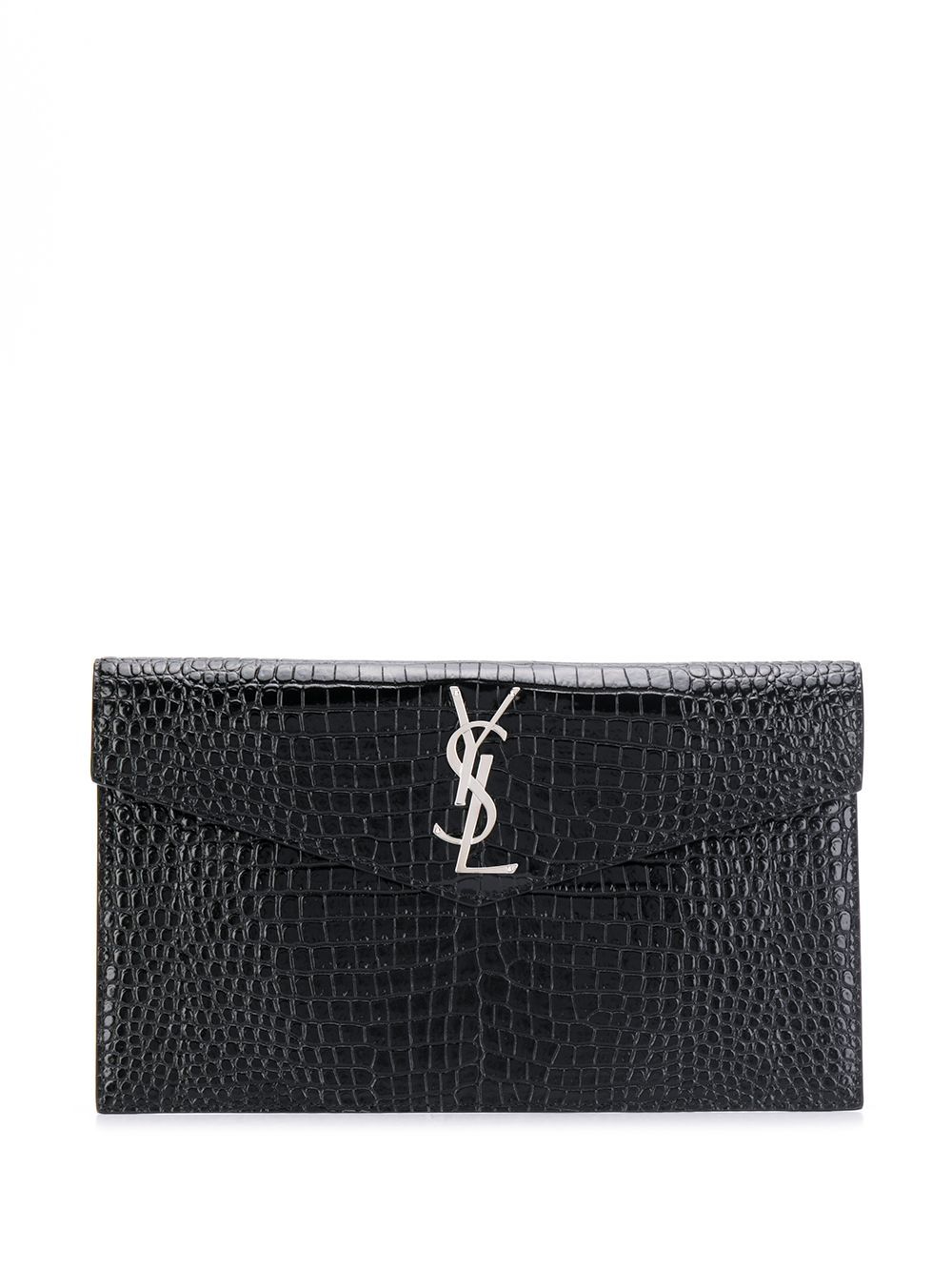 Saint Laurent 'Uptown' Clutch - Schwarz von Saint Laurent