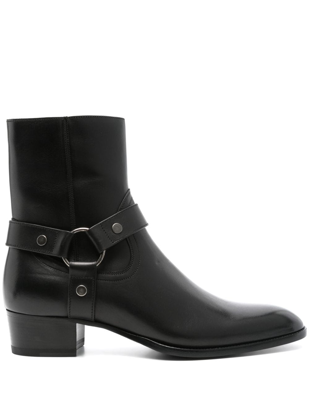 Saint Laurent Wyatt Cowboystiefel 40mm - Schwarz von Saint Laurent