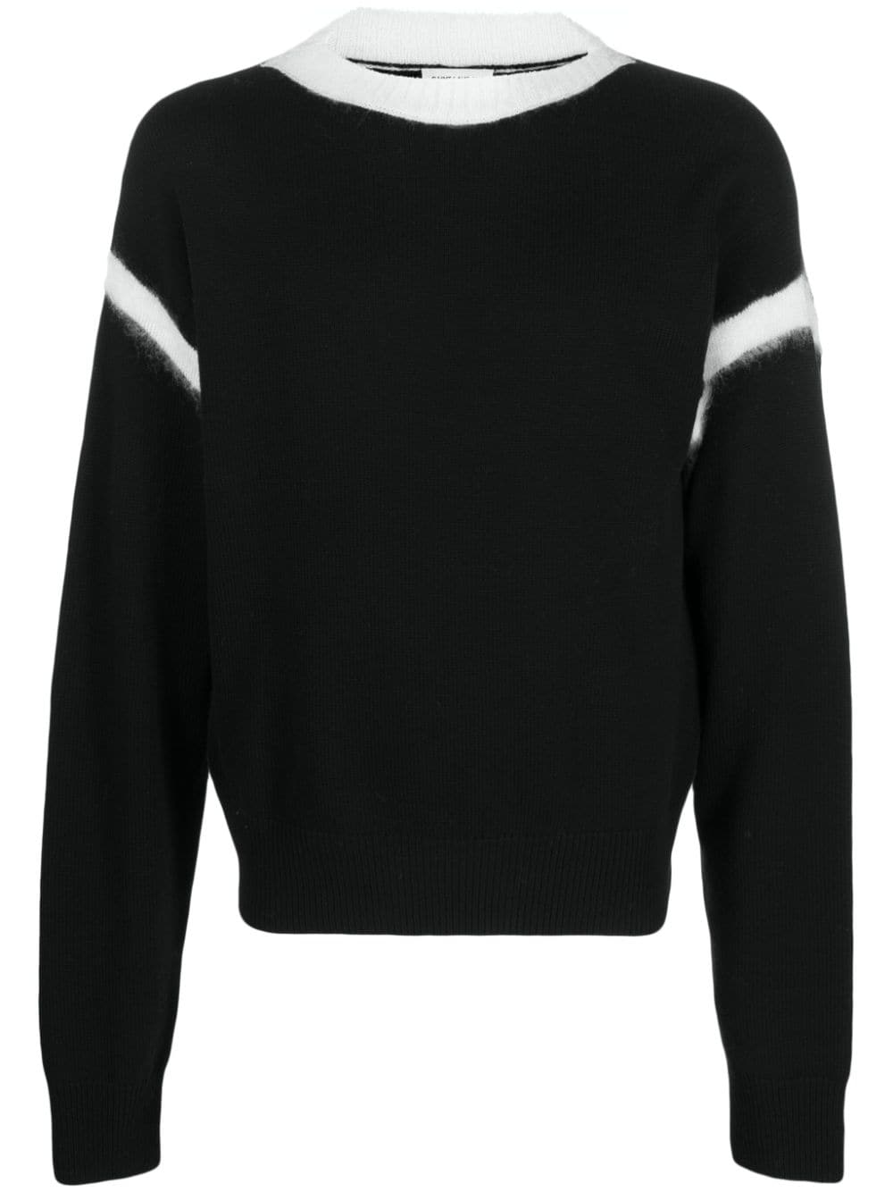 Saint Laurent Pullover mit zwei Farben - Schwarz von Saint Laurent