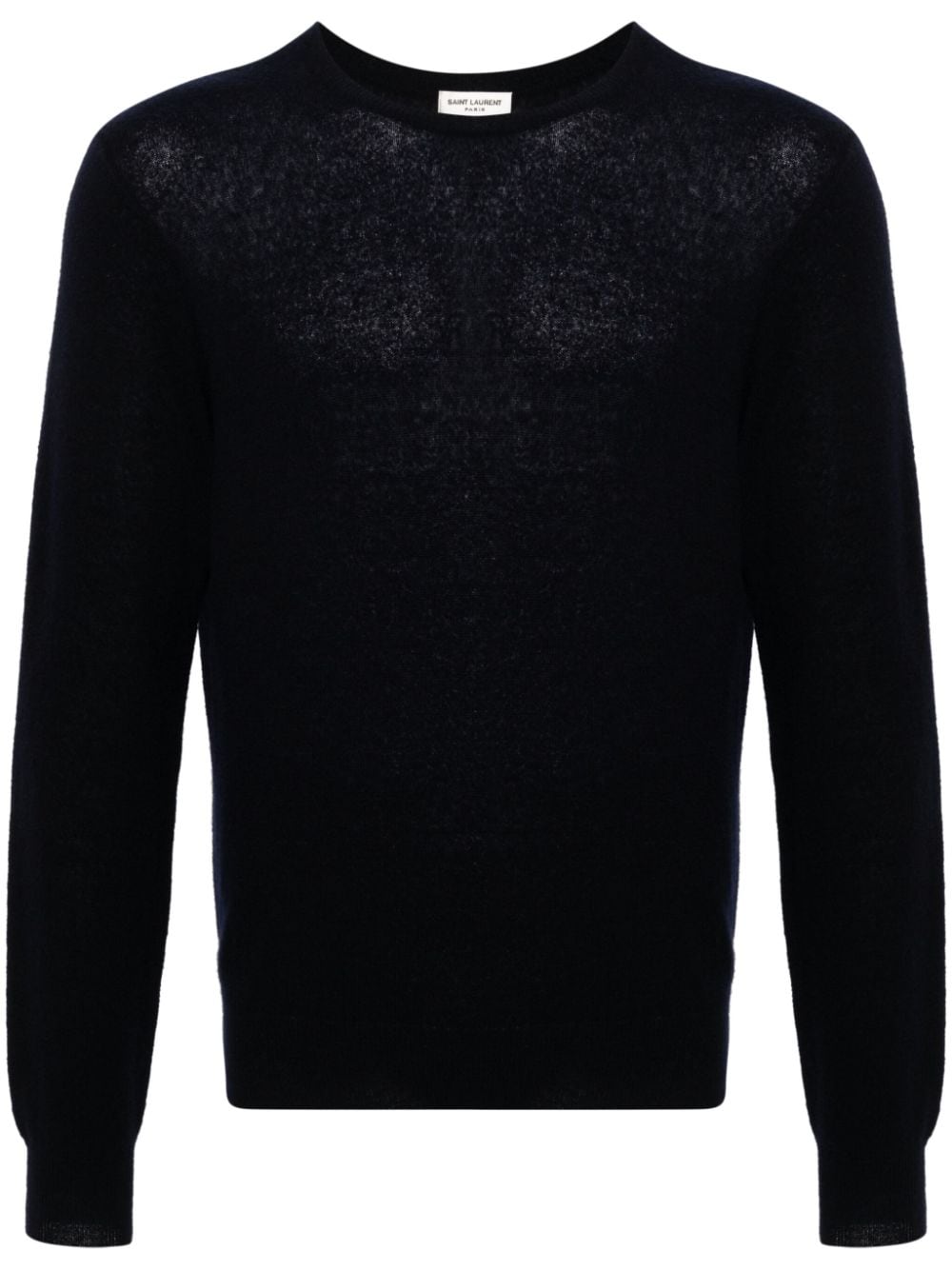 Saint Laurent Fein gestrickter Pullover - Blau von Saint Laurent