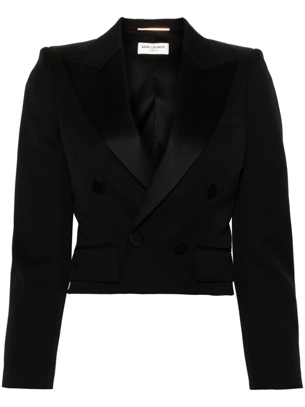 Saint Laurent Doppelreihiger Blazer - Schwarz von Saint Laurent