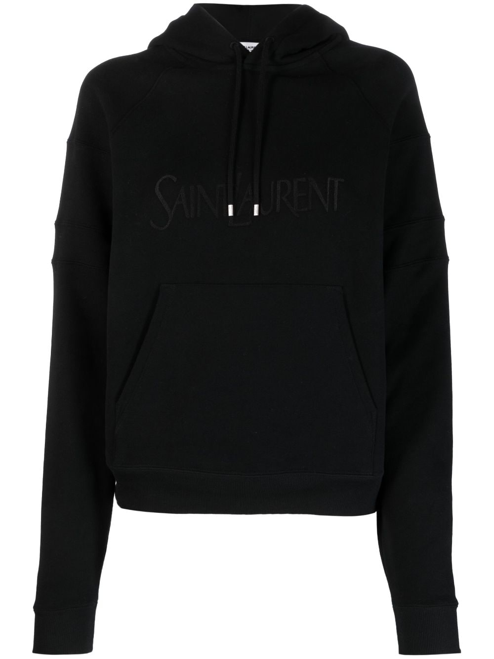 Saint Laurent Hoodie mit Logo-Stickerei - Schwarz von Saint Laurent