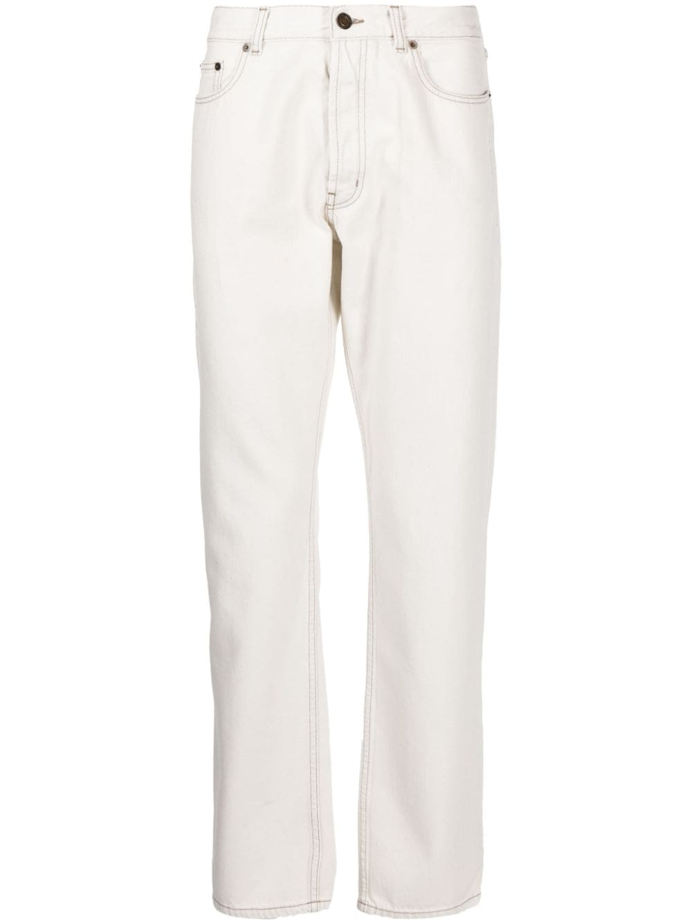 Saint Laurent Jeans mit lockerem Schnitt - Weiß von Saint Laurent