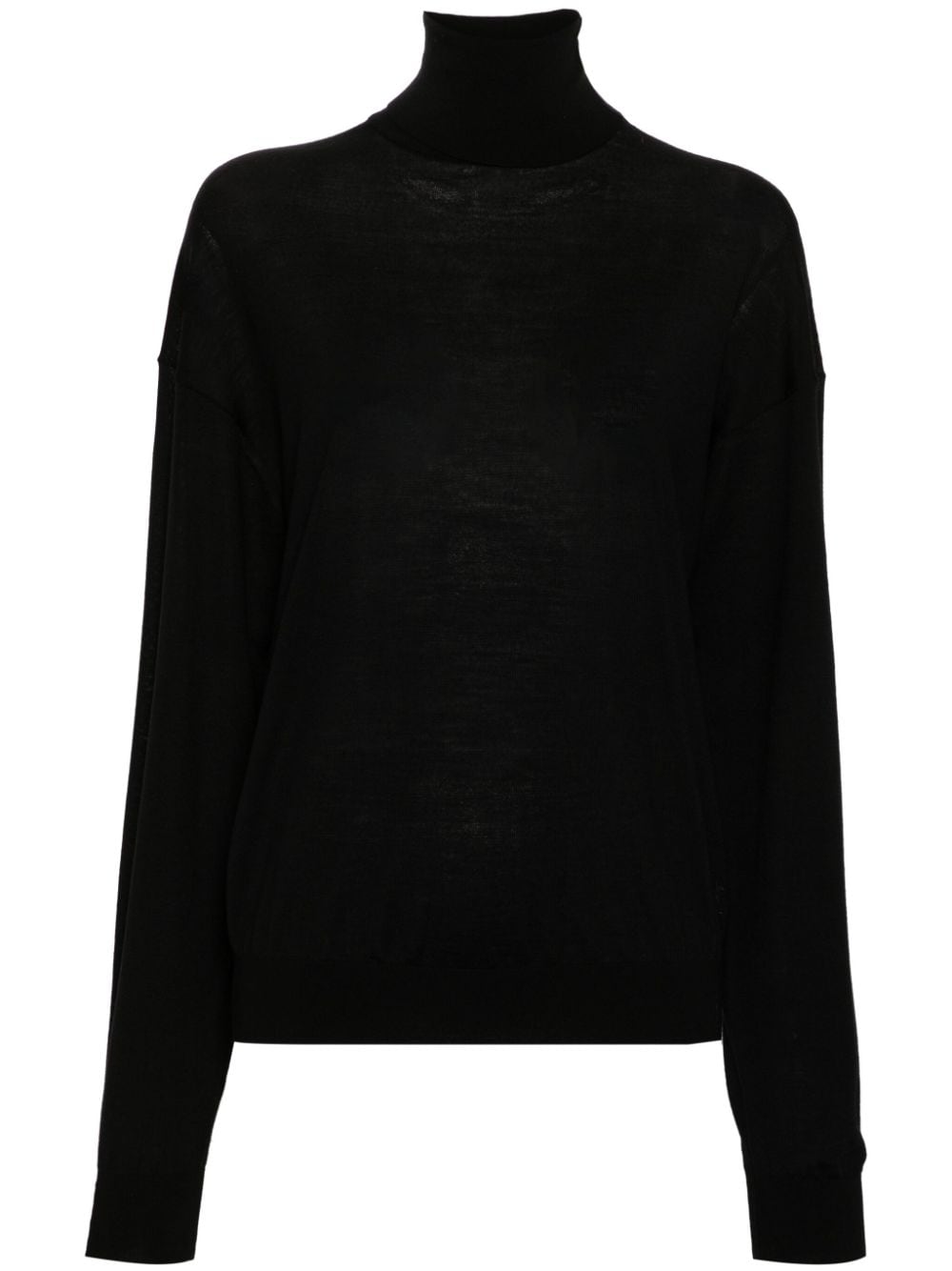 Saint Laurent Pullover mit Stehkragen - Schwarz von Saint Laurent