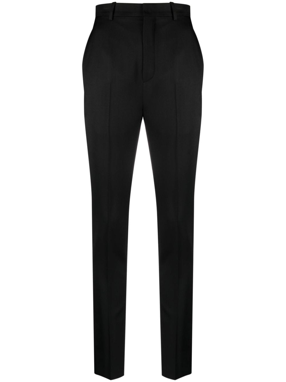 Saint Laurent Wollhose mit hohem Bund - Schwarz von Saint Laurent