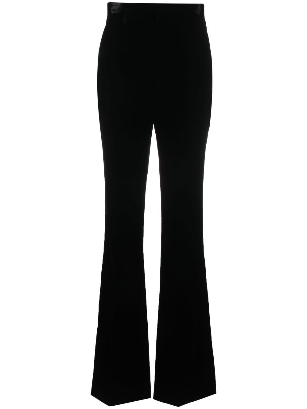 Saint Laurent Ausgestellte High-Waist-Hose - Schwarz von Saint Laurent