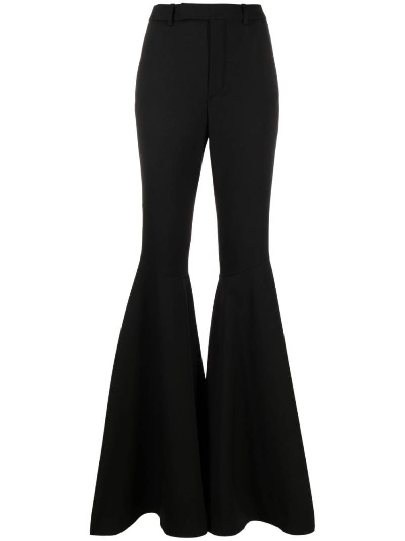 Saint Laurent Ausgestellte High-Waist-Hose - Schwarz von Saint Laurent