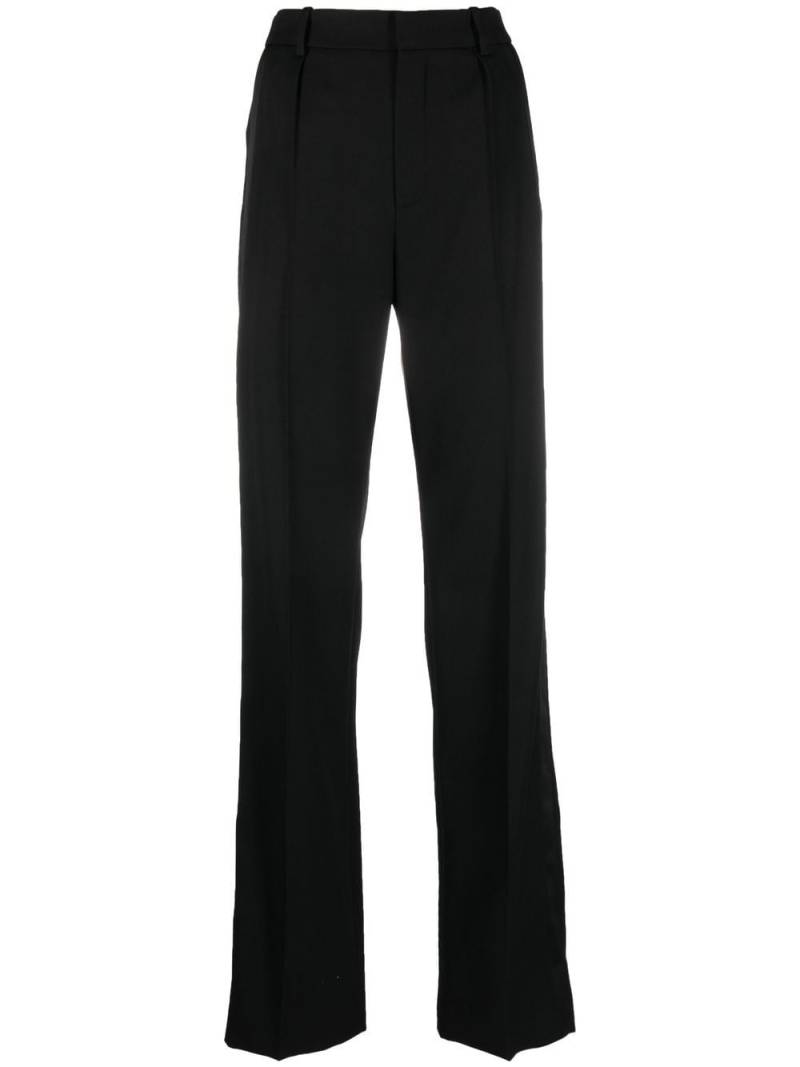 Saint Laurent High-Waist-Hose mit geradem Bein - Schwarz von Saint Laurent