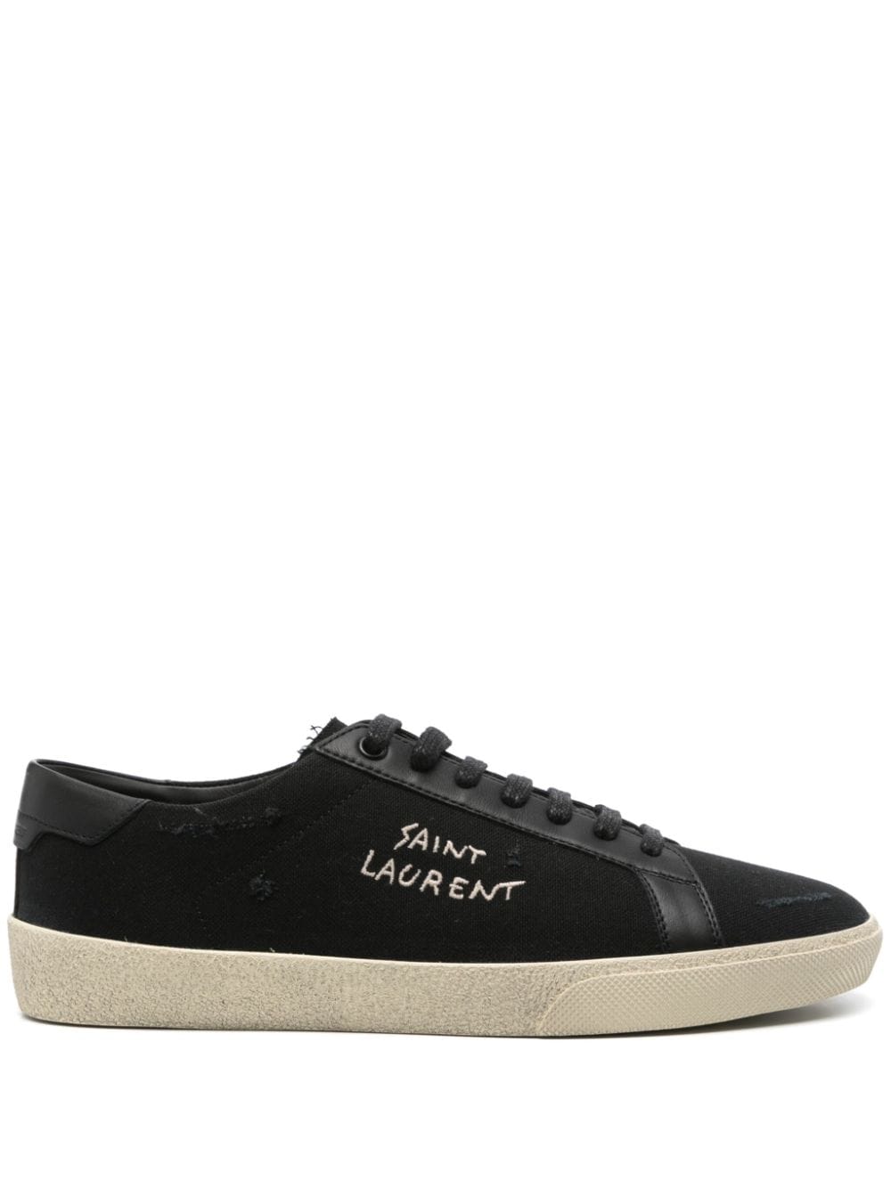 Saint Laurent Sneakers mit Logo-Print - Schwarz von Saint Laurent