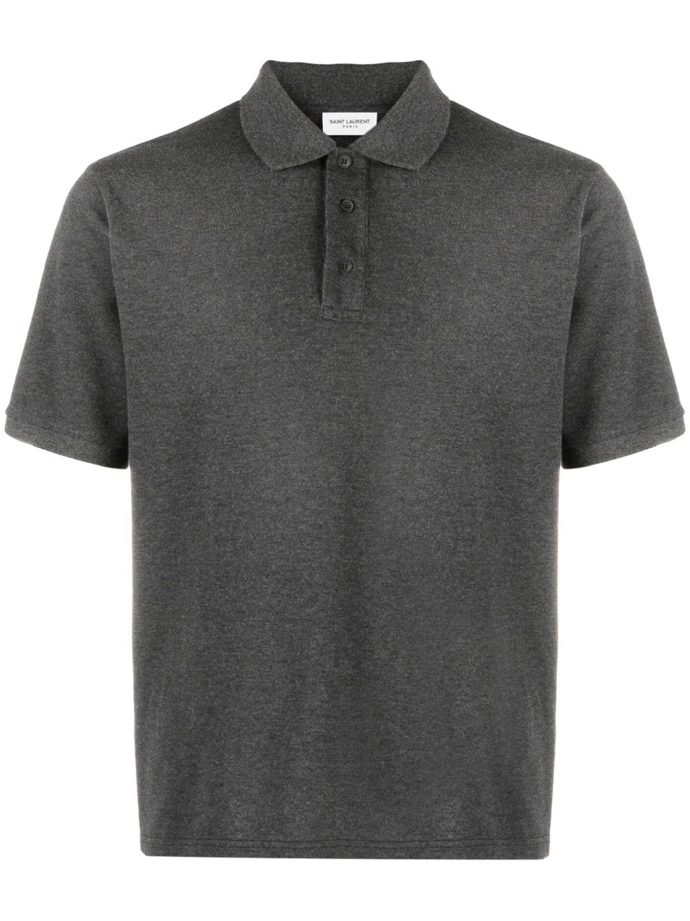 Saint Laurent Kurzärmeliges Poloshirt - Grau von Saint Laurent