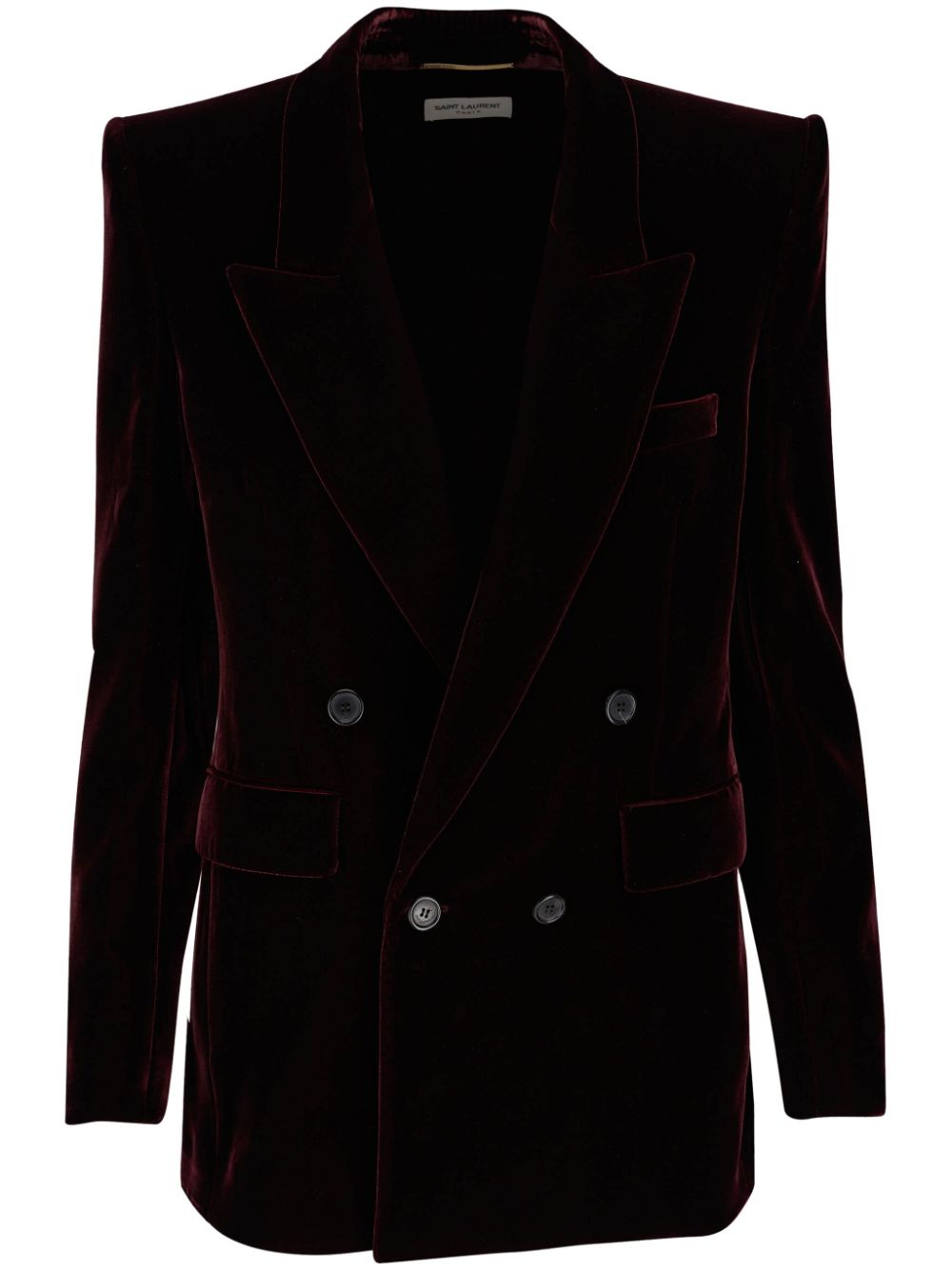 Saint Laurent Blazer mit Finish - Rot von Saint Laurent