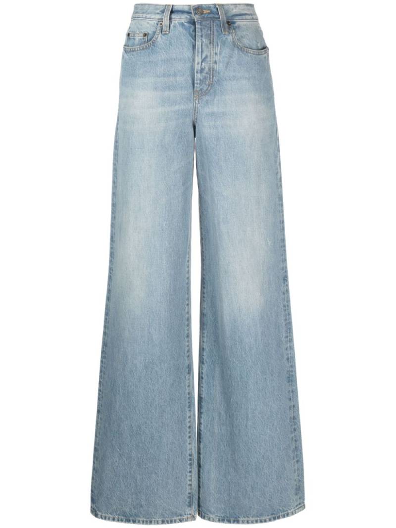 Saint Laurent Jeans mit weitem Bein - Blau von Saint Laurent