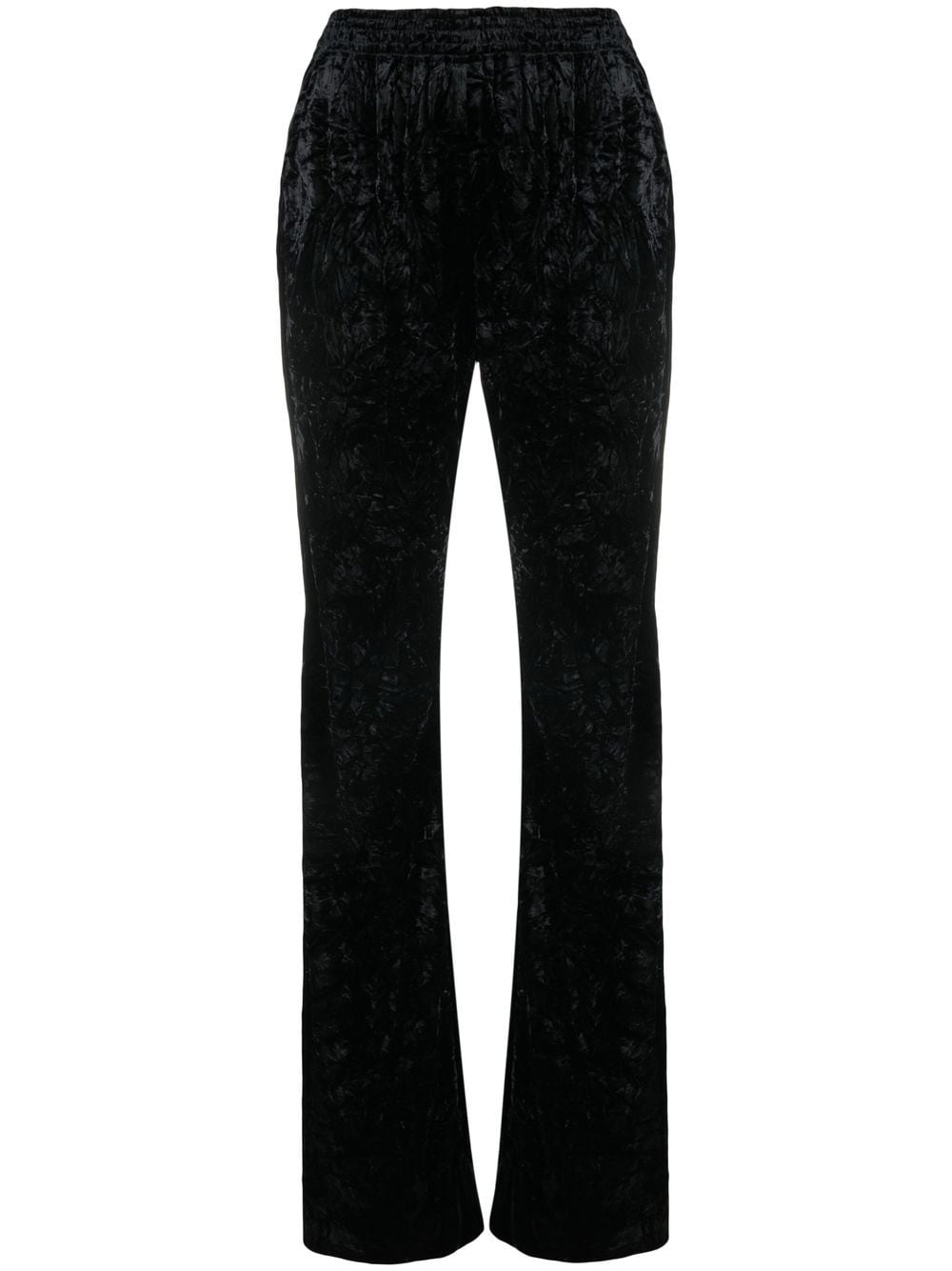 Saint Laurent Samthose mit weitem Bein - Schwarz von Saint Laurent