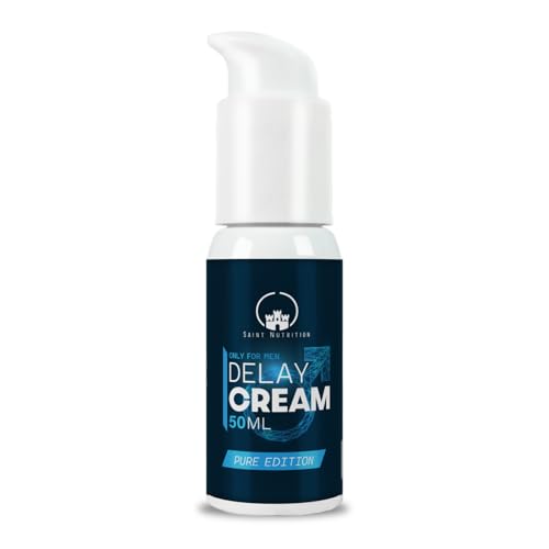 Saint Nutrition® Delay Creme für Männer – Sofortwirkung - Verzögerungscreme extra stark für Mann - hautfreundlich & diskret, 30ml mit pflegenden Inhaltsstoffen von Saint Nutrition